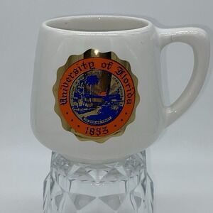 University of Florida 1853 Blue &‎ Orange Coffee Mug Gators Vintage